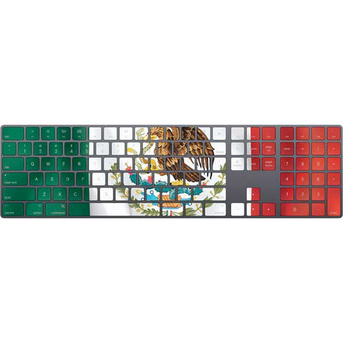 Mexico Flag Magic Keyboard with Numeric Keypad Skin